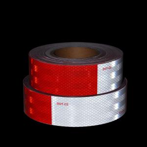 Wholesale High Intensity 2 Inch Truck DOT C2 Reflective Trailer Tape Automotive Motorcycle Cargo Tractor Trailer Warning Caution from china suppliers