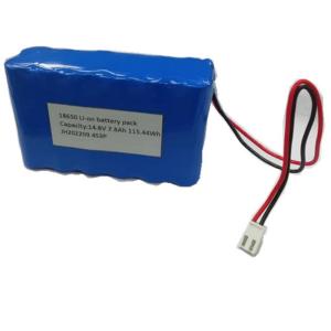 Wholesale 18650 Battery Pack 4s3p 14.8V 7.8Ah Battery With 2-Pin Contact For LED Lights from china suppliers