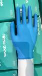 Disposable gloves blue hospital-specific nitrile material three sizes