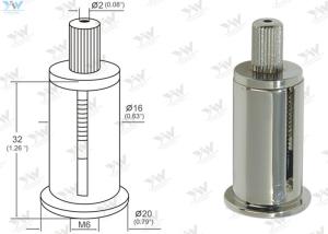 Wholesale Two - Parts Brass Cable Gripper Nickel Color , Side Cable Exit Gripper from china suppliers