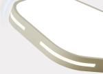 Black / White Indoor 380*60mm 30W Acrylic LED Ceiling Light For Bedroom