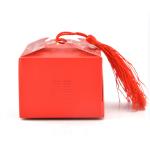 Red Color Logo Printed 120mm Length Cardboard Packaging Boxes For Wedding