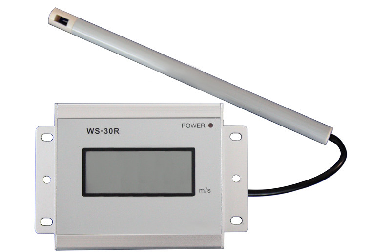 24V Remote Air Particle Counter 20m/s Air Velocity Sensor