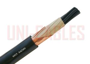 Wholesale NYCY VDE 0276 603 Low Voltage Cable , 600 1000V Cu Conductor PVC Sheathed Cable from china suppliers