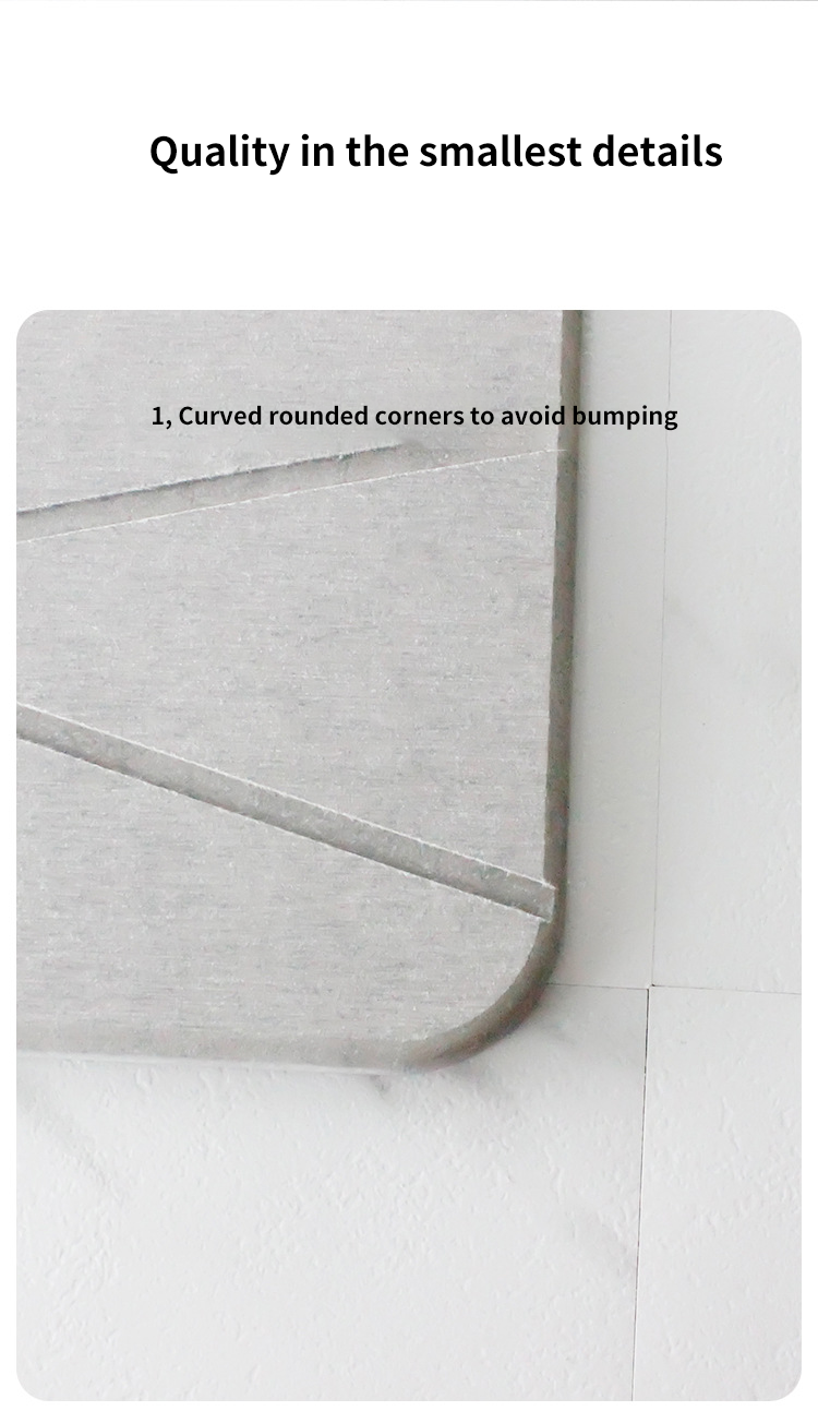 Quick Drying Diatomaceous Earth Shower Mat Modern Design for Super Absorbent Bathroom
