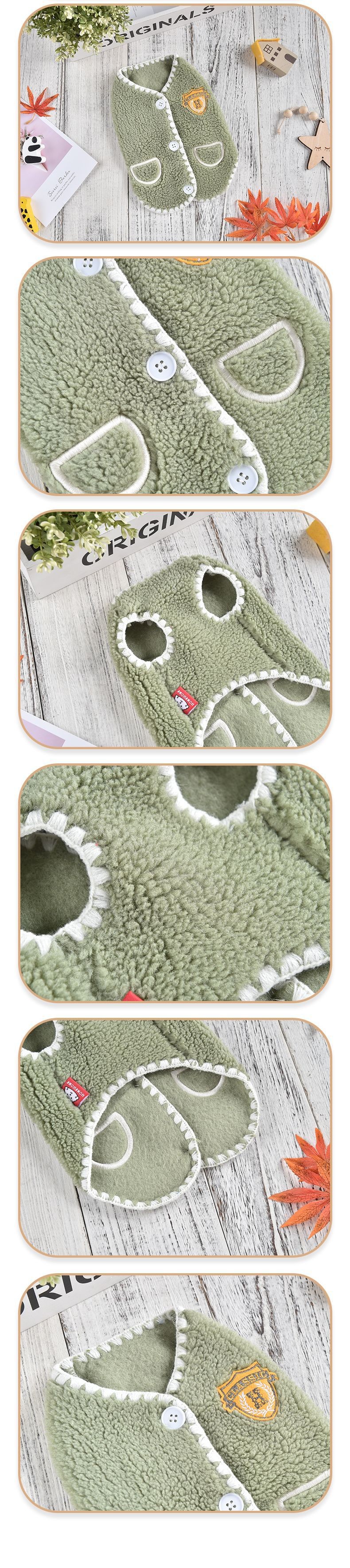 New Preppy Waistcoat Vest Cute Pet Clothing And Accessories Winter Teddy Cat Clothes