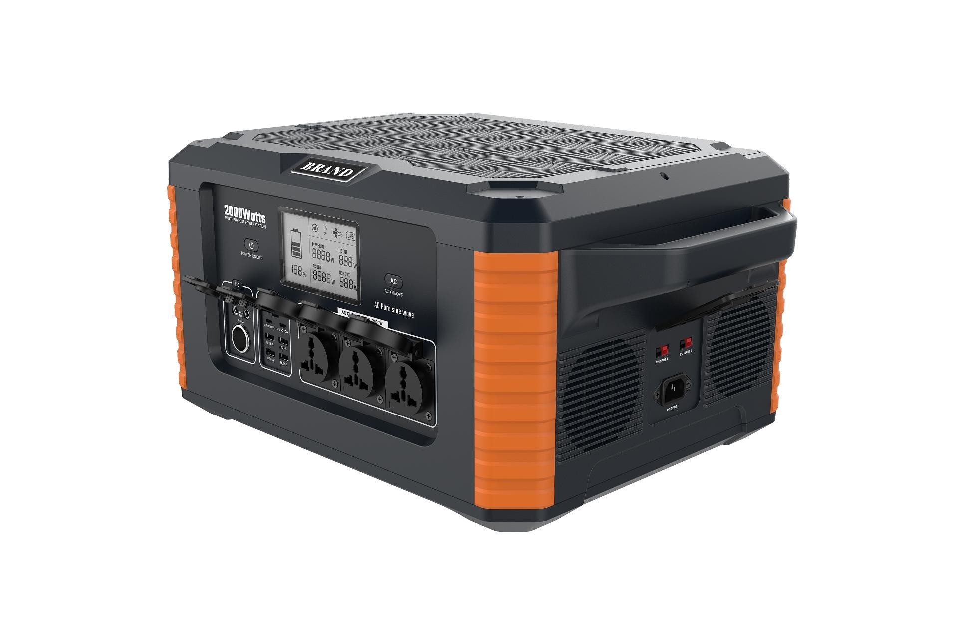 Herewin MP2000PRO 2264Wh Outdoor Portable Power Station 460*366*260mm 4*18W USB-A