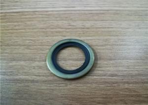 Wholesale O Shape Custom Rubber Gaskets Metal Rubber Bonded Washer Low Thermal Expansion from china suppliers
