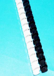 Wholesale Roud / Oval Shape Binding Materials Pvc Plastic Comb 6mm To 50mm Pitch 12.7mm from china suppliers