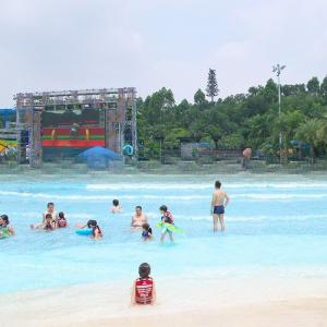 Wholesale Pneumatic Artificial Summer Wave Pool Equipment 10ft For Aqua Park from china suppliers