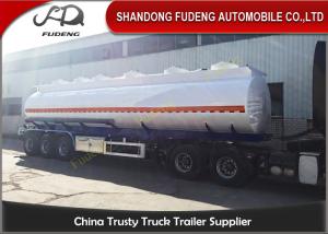 Wholesale 40 / 45 / 50 CBM Crude Oil Tanker Trailers Q345B Carbon Steel Tanker Body from china suppliers