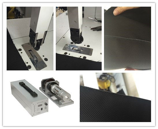 Advance Ultrasonic Sewing Machine Rotate Steel Wheel Fabric Welding Parts With Digital Generator