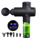 30 Speed Handheld Body Deep Muscle Massager with 6 Heads