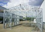 European standard prefab light gauge steel Fireproof Metal Car Sheds with CE
