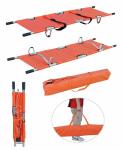 104 X 17 X 9 Cm Folding Medical Stretcher Hospital Transport Aluminum Alloy