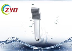 Wholesale Plastic Water Conserving Shower Head , Flat Bathroom Shower Heads Handheld from china suppliers