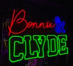 Bonnie&clyde Lover weeding party bedroom house neon sign