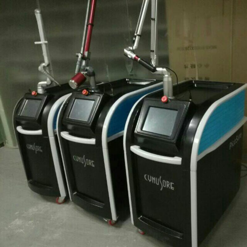 1064nm/532nm Nd YAG laser, Picosecond laser all colour tattoo removal machine