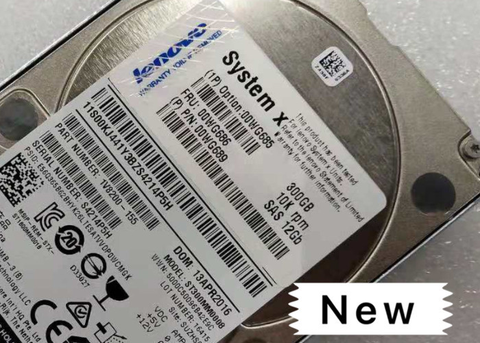 IBM Hard Disk 00WG685 300GB SAS 10K 12Gbps G3HS 2.5inch X3850X6 1 year warranty