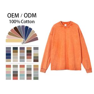 Wholesale Customize Printed Heavy Cotton Hoodie Plus Size Plain Long Sleeve Sweatshirts from china suppliers