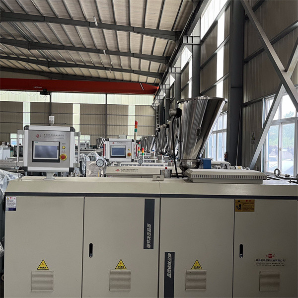 Stainless Steel Plastic Water Supply Line , Plastic Pipe Extrusion Machine