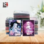 Holographic Yugioh MTG Trading Card Sleeves Flat Pocket Bag Customized Logo