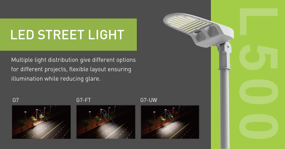 Commercial Street Fixture 165LM/W IP66 Smart Sensor High Pole
