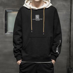 Wholesale Men Loose Embroidered Casual Garment Men's Hooded For Winter from china suppliers