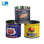 Metal Tinplate Candy Tin Box Round Gift Tin Cans Custom Printing