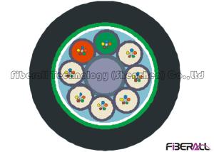 Wholesale SM / MM Outdoor Fiber Optic Cable 96 Core Fiber Optic Cable With Steel Tape from china suppliers