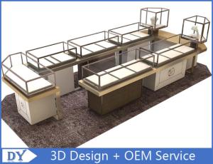 Wholesale Custom Shopping Mall Jewelry Display Counter / Shop Display Cabinets from china suppliers