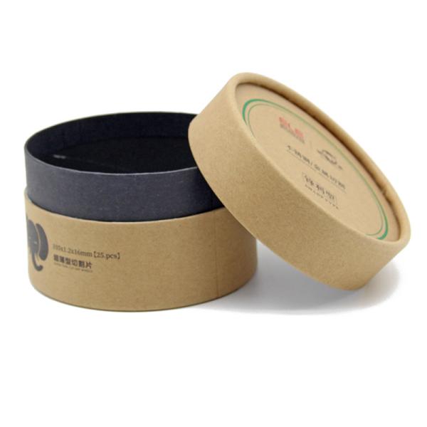 Reusable Paper Tube Packaging Box Eco Friendly Wrapping Paper Box For White