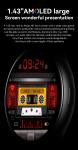 Touchscreen NFC Outdoor Smart Watch Waterproof Amoled Display