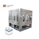 Rotary Type Mineral Water Production Plant , Plastic Bottle Filling Machine