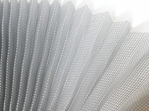 Wholesale Grey Pleated Window Mosquito Net Plissed Screen 20mm from china suppliers