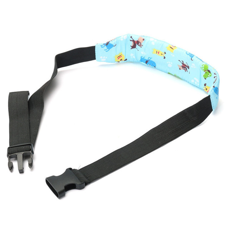 Fixing Band Baby Head Support Holder Sleeping Belt Baby Safety Car Seat Sleep Head Travel Stroller Soft Pillow