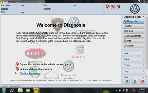 Newest ODIS 4.13 Software for VAS5054A Support Multi-languages With USB 3.0 32G Disk