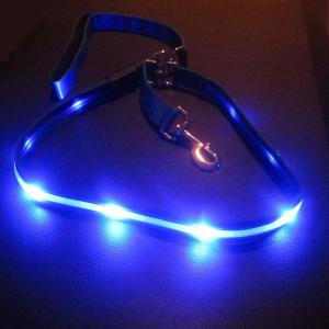 Wholesale LED Dog Leash USB Rechargeable Flashing Light from china suppliers