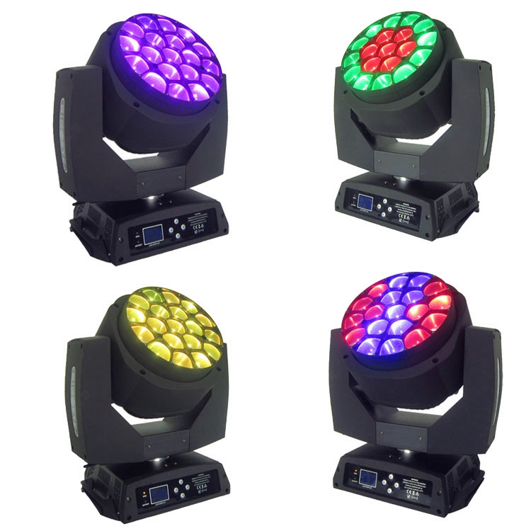 19X15W Bee Eye K10 LED Zoom Moving Head Light For Party High Power LED Support Dimmer