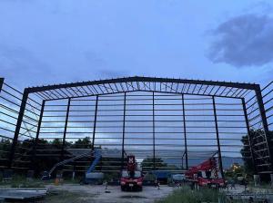 Wholesale Long Lasting Metal Warehouse Construction , Sandwich Panel Prefab Self Storage Buildings from china suppliers