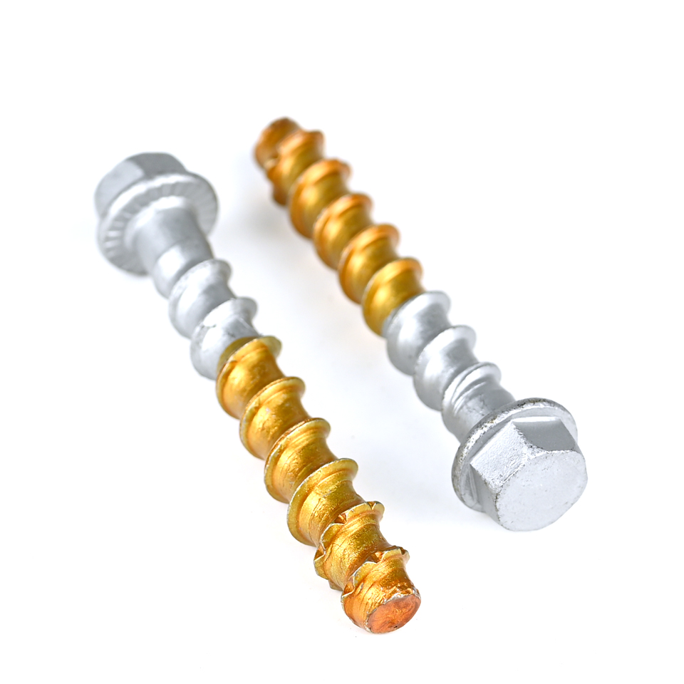 Versatile SS304 Hex Head Concrete Bolt Anchor 3/8 In Stainless Steel For Installation