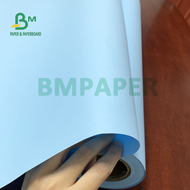 24'' X 500 Ft Blueprint Plotter Paper Roll For CAD Printing 80gsm