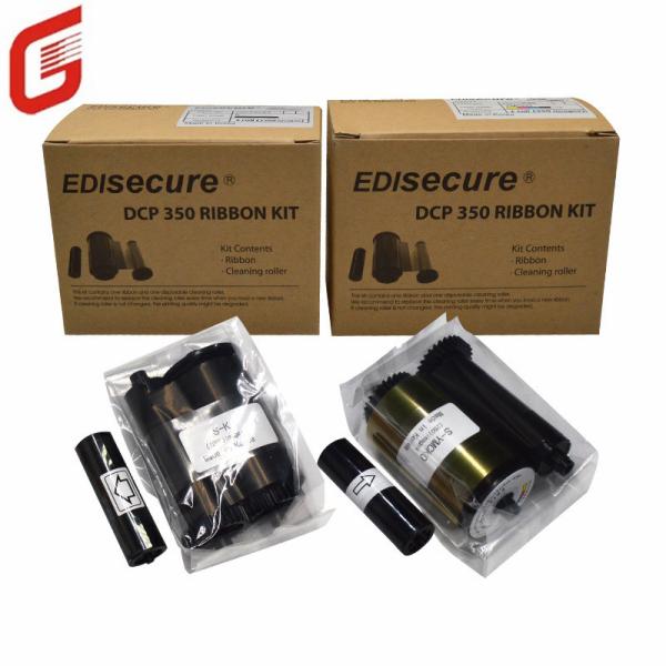 Original DIC10580 YMCKO Color Ribbon Kit 250 Images per Roll for DCP 350 ID Card
