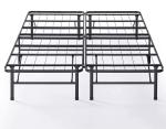 Foldable Steel Bed Frame for Comfortable Bedroom Furniture in Employee Apartment