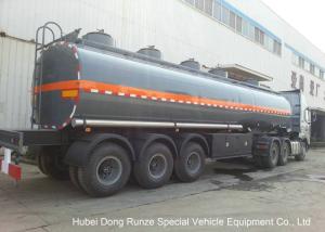Wholesale 30-45CBM Chemical Tanker Truck 3 Axles For Hydrochloric Acid , Ferric Chloride Delivery from china suppliers