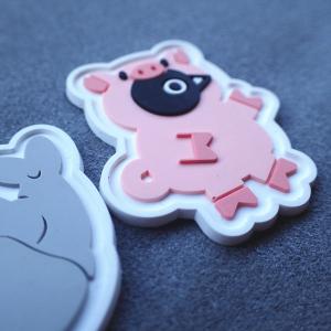 Wholesale 3D Carton Animal Die Cut ODM Logo Clothing Labels from china suppliers