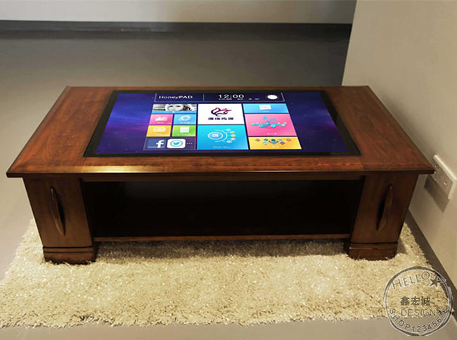 43 Inch Touch Screen Activity Table Digital Tea LCD Touchscreen Table Android / Windows OS Touch Table For Children