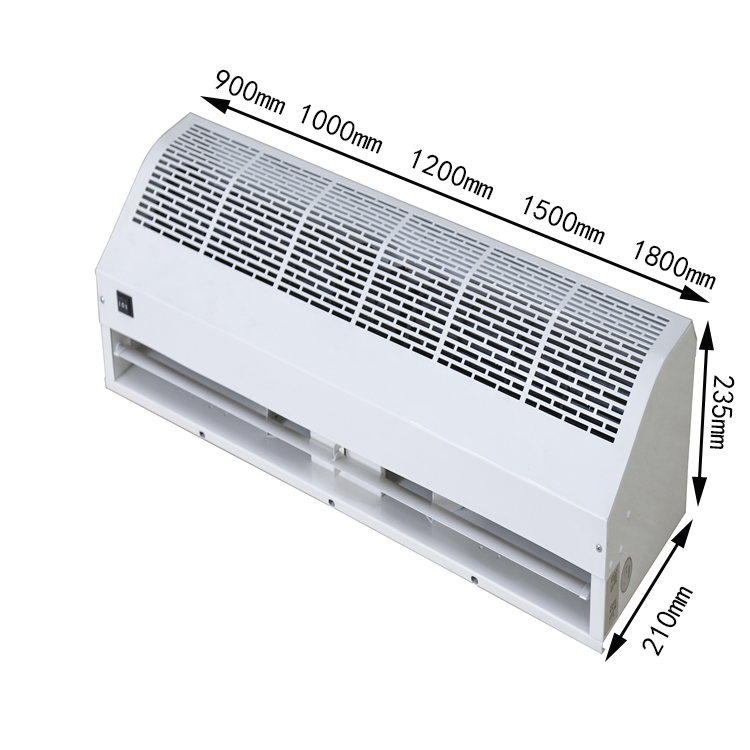 Industrial Air Curtain 900*195*220mm Centrifugal Air Curtain Fan