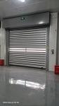 Spiral Rapid Roller Shutter Doors , Aluminum High Speed Rolling Shutter