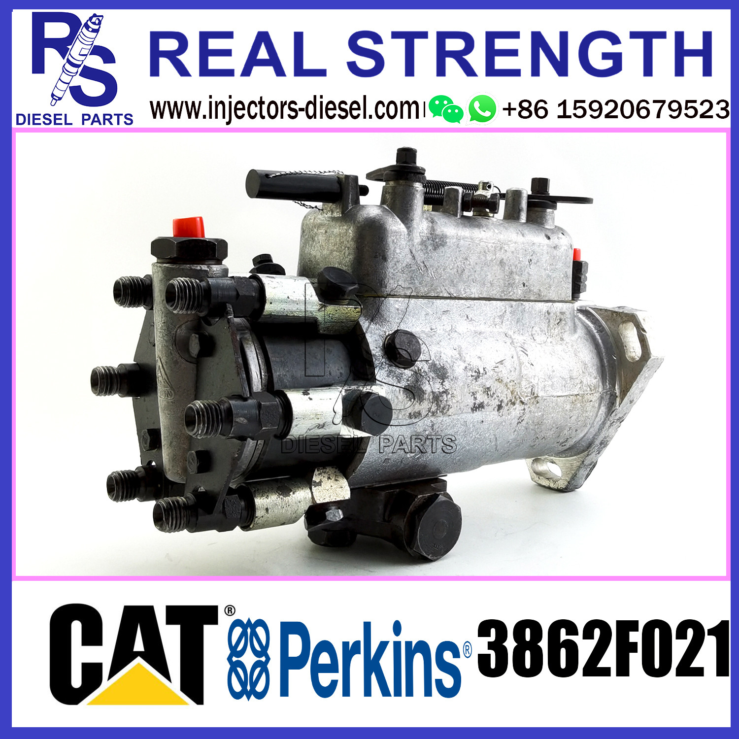 Delphi 6 Cylinder Diesel Fuel Injection Pump 3862F021